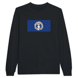 T-shirt manches longues îles mariannes coton mélangé imprimé