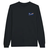 T-shirt manches longues îles marshall coton broderie couleur