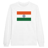 T-shirt manches longues inde coton mélangé douceur exceptionnelle