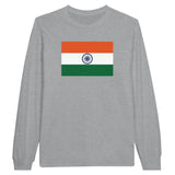 T-shirt manches longues inde coton mélangé douceur exceptionnelle