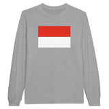 T-shirt manches longues indonésie coton mélangé imprimé
