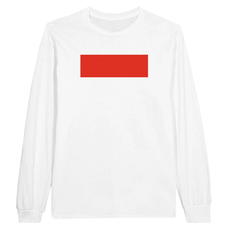 T-shirt manches longues indonésie coton mélangé imprimé