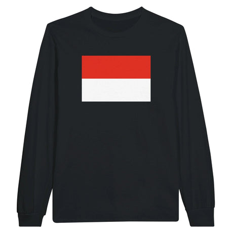 T-shirt manches longues indonésie coton mélangé imprimé