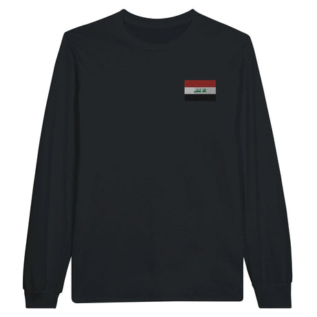 T-shirt manches longues irak broderie couleur coton doux