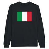 T-shirt manches longues italie coton mélangé douceur exceptionnelle