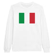 T-shirt manches longues italie coton mélangé douceur exceptionnelle