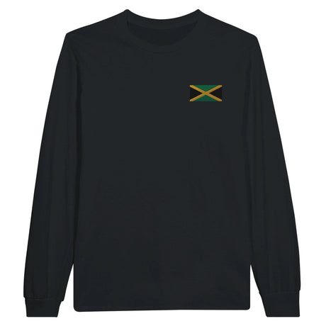 T-shirt manches longues jamaïque broderie couleur coton doux