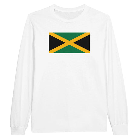 T-shirt manches longues jamaïque coton mélangé imprimé
