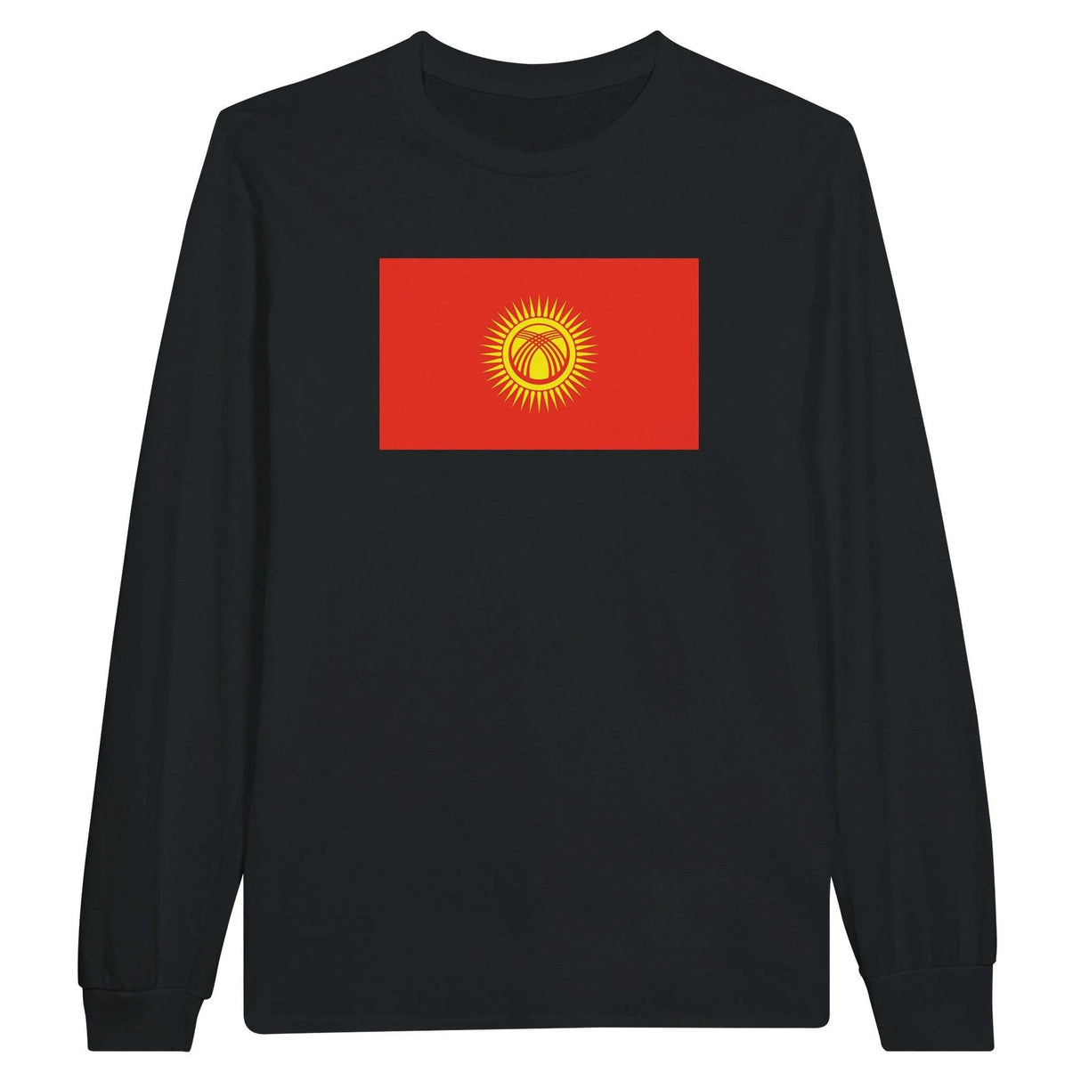 T-shirt manches longues kirghizistan coton douceur exceptionnelle