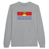 T-shirt manches longues kiribati coton mélangé imprimé