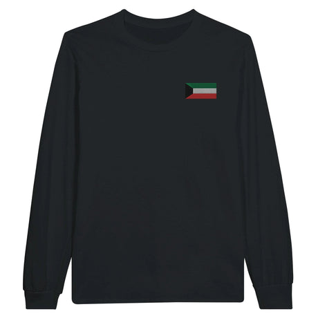 T-shirt manches longues koweït broderie coton doux mélangé