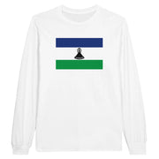 T-shirt manches longues lesotho couleur coton mélangé doux