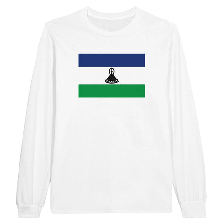 T-shirt manches longues lesotho couleur coton mélangé doux