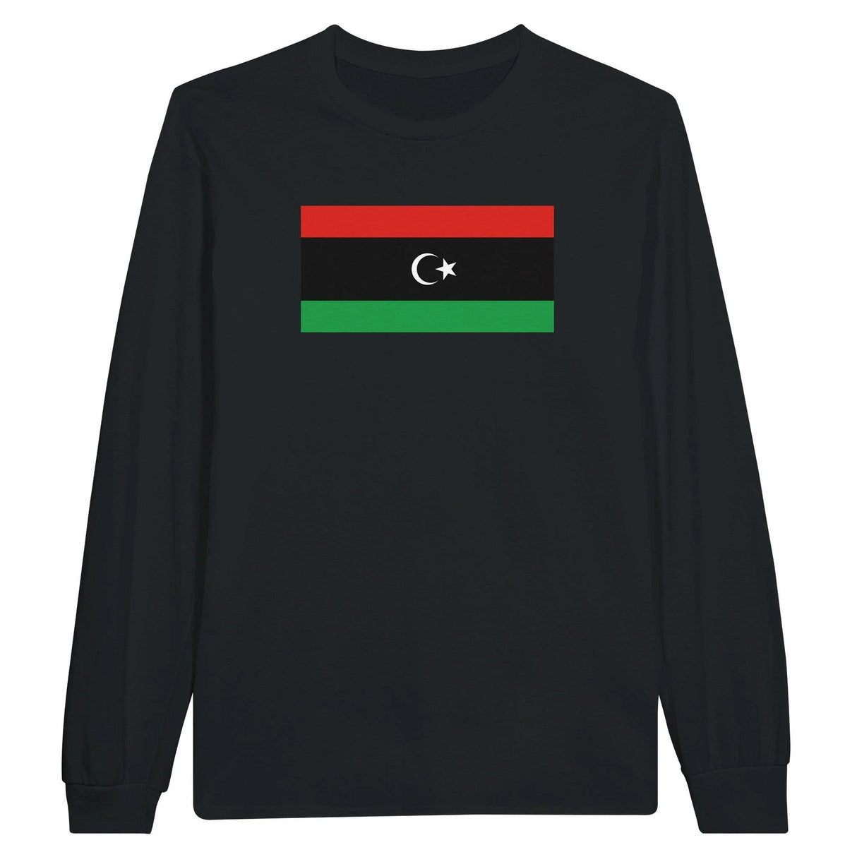 T-shirt manches longues libye couleur coton mélangé doux