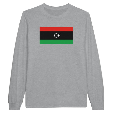 T-shirt manches longues libye couleur coton mélangé doux