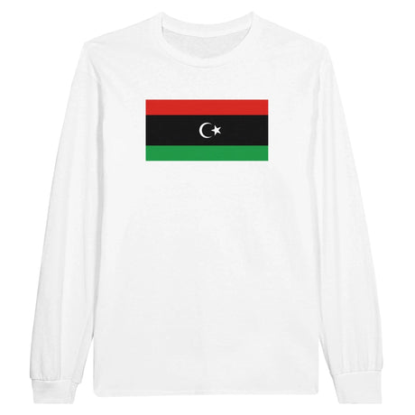 T-shirt manches longues libye couleur coton mélangé doux