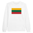 T-shirt manches longues lituanie coton mélangé imprimé