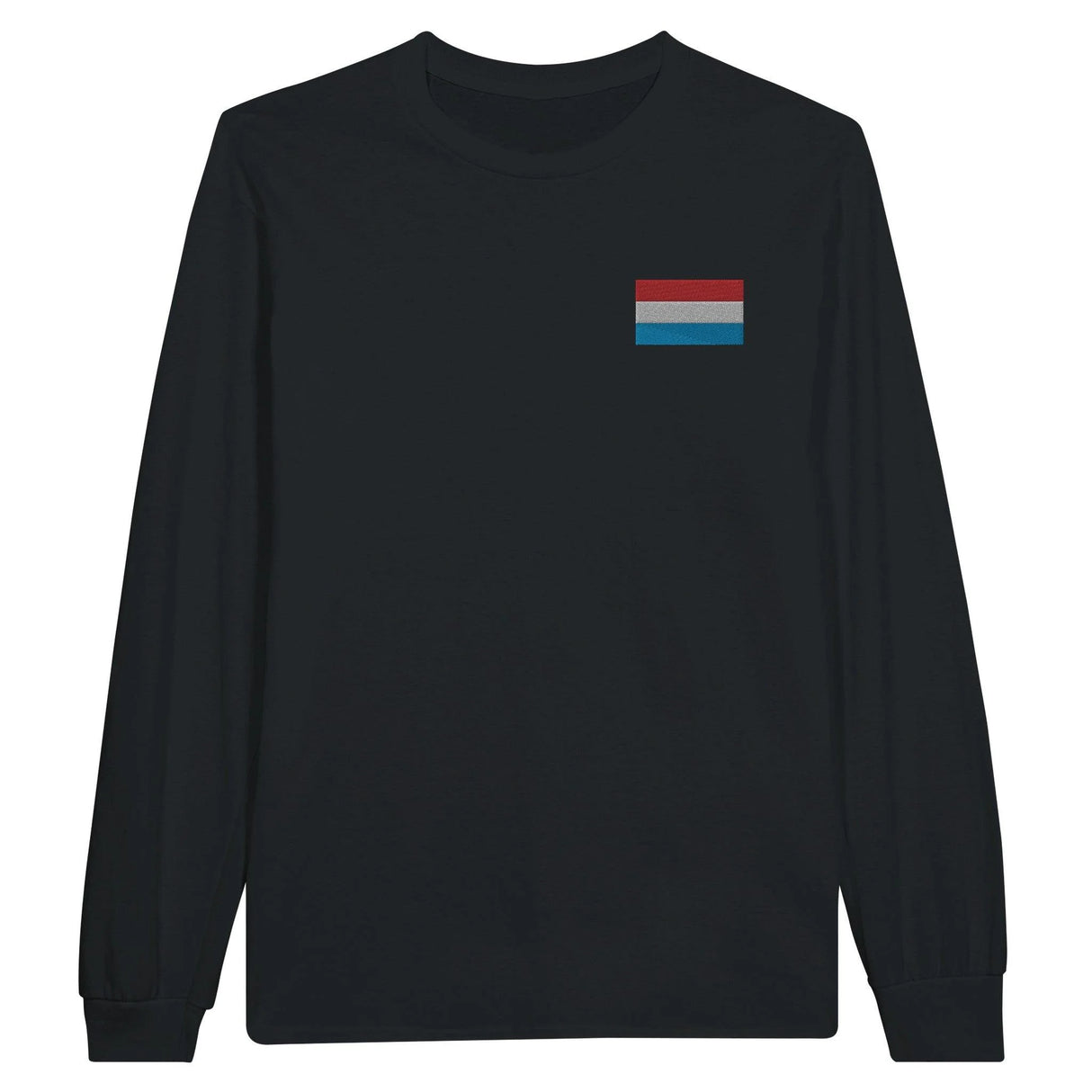 T-shirt manches longues luxembourg coton doux broderie couleur