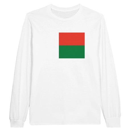 T-shirt manches longues madagascar couleur coton mélangé
