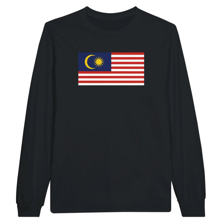 T-shirt manches longues malaisie coton mélangé douceur