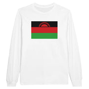 T-shirt manches longues malawi couleur coton mélangé doux