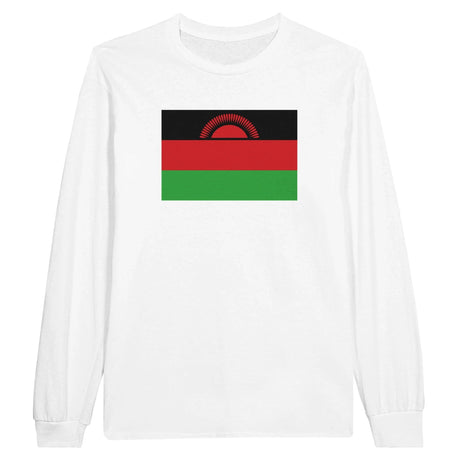 T-shirt manches longues malawi couleur coton mélangé doux