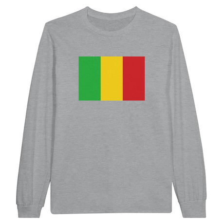 T shirt manches longues mali couleur coton mélangé imprimé