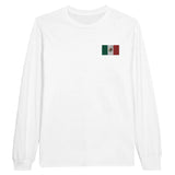 T-shirt manches longues mexique broderie couleur coton doux