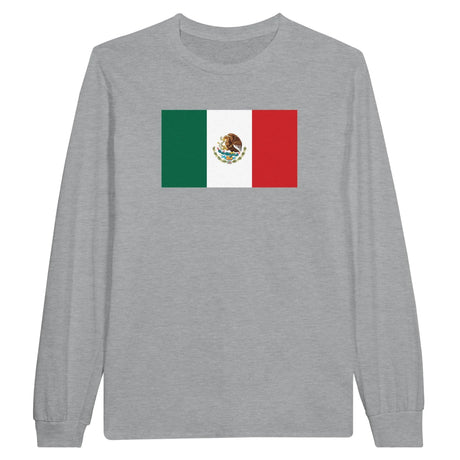 T-shirt manches longues mexique coton mélangé doux imprimé