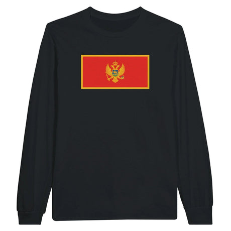 T-shirt manches longues monténégro coton mélangé imprimé