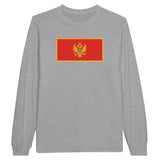T-shirt manches longues monténégro coton mélangé imprimé