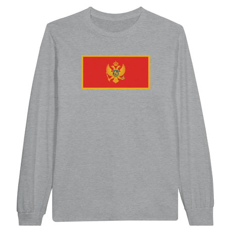 T-shirt manches longues monténégro coton mélangé imprimé