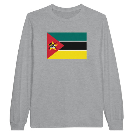 T-shirt manches longues mozambique coton mélangé imprimé