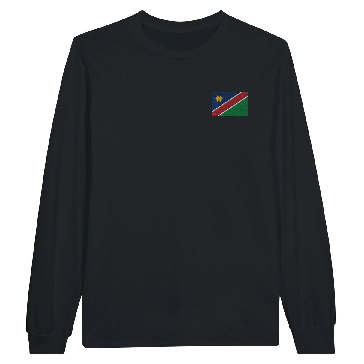 T-shirt manches longues namibie broderie coton doux
