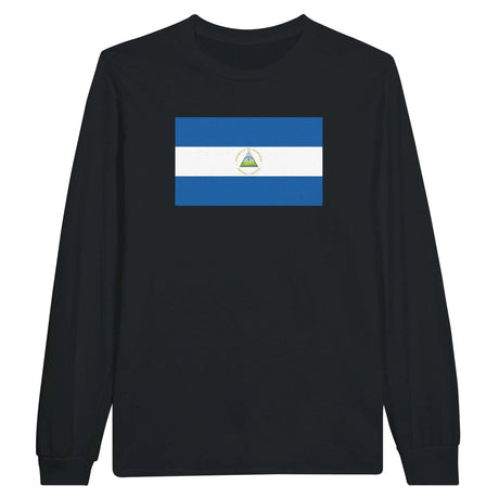 T-shirt manches longues nicaragua coton mélangé imprimé