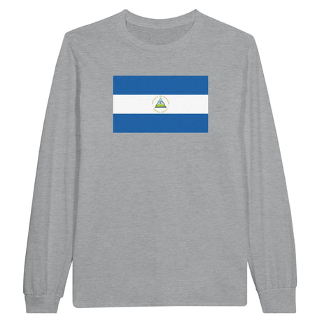 T-shirt manches longues nicaragua coton mélangé imprimé