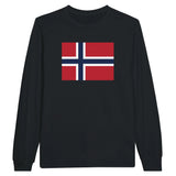 T-shirt manches longues norvège coton mélangé imprimé