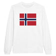 T-shirt manches longues norvège coton mélangé imprimé
