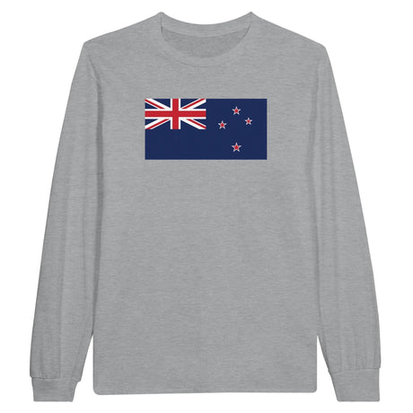 T-shirt manches longues nouvelle-zélande coton mélangé