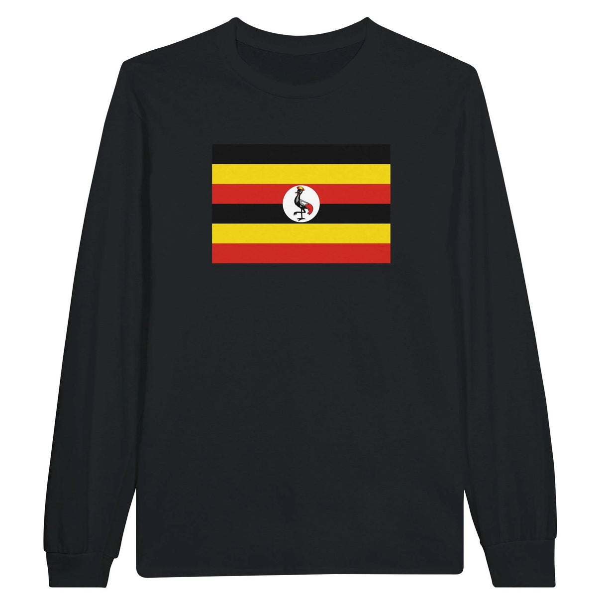 T-shirt manches longues ouganda coton mélangé imprimé doux