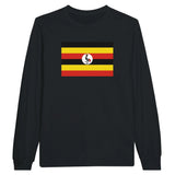 T-shirt manches longues ouganda coton mélangé imprimé doux