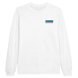 T-shirt manches longues ouzbékistan broderie coton doux