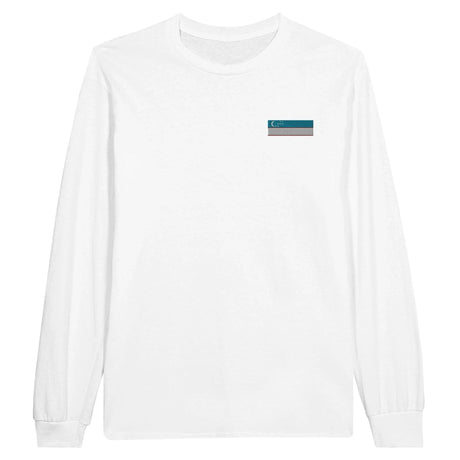 T-shirt manches longues ouzbékistan broderie coton doux