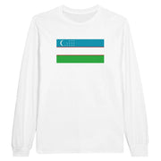 T-shirt manches longues ouzbékistan coton douceur exceptionnelle