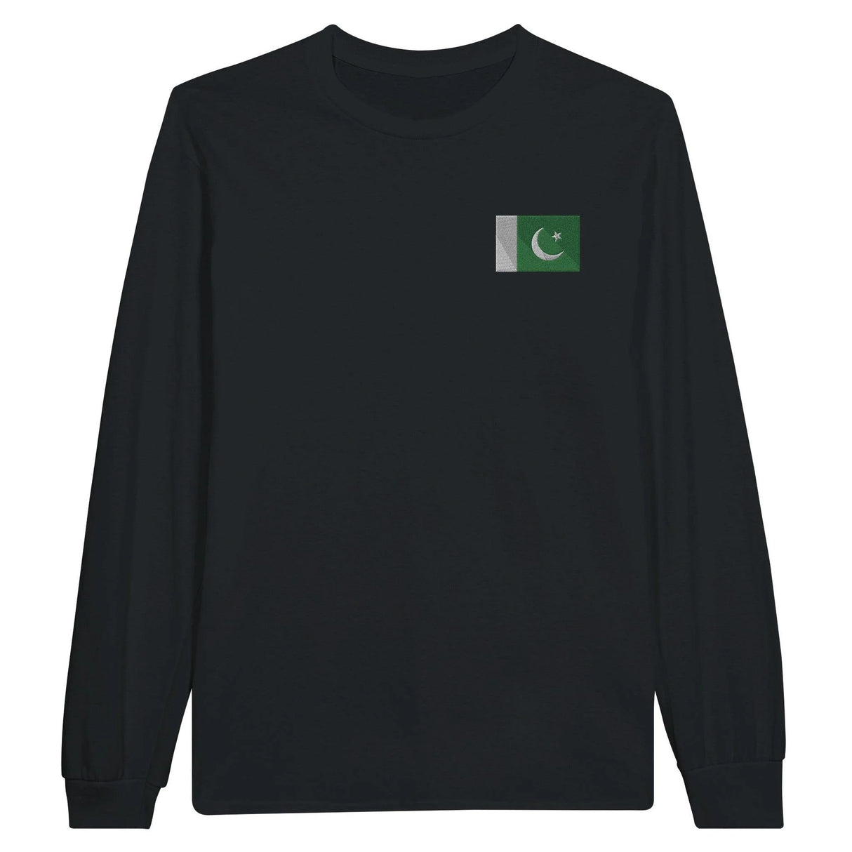 T-shirt manches longues pakistan broderie couleur coton doux