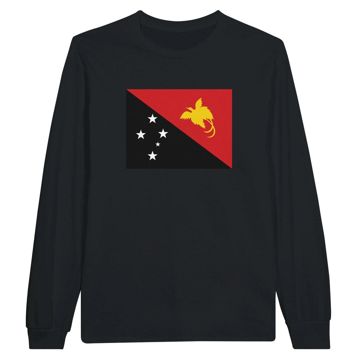 T-shirt manches longues papouasie-nouvelle-guinée coton mélangé