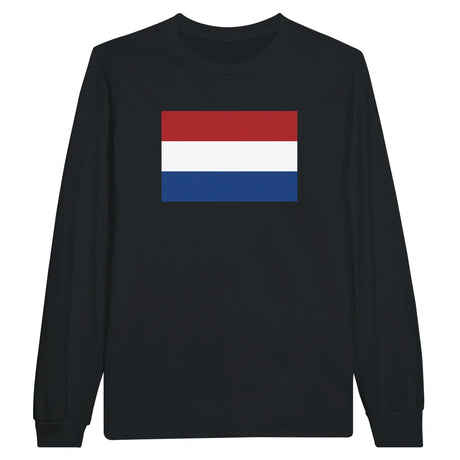 T-shirt manches longues pays-bas coton mélangé imprimé