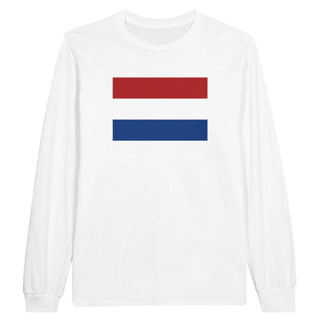 T-shirt manches longues pays-bas coton mélangé imprimé