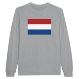 T-shirt manches longues pays-bas coton mélangé imprimé
