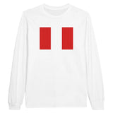T-shirt manches longues pérou couleur coton mélangé doux